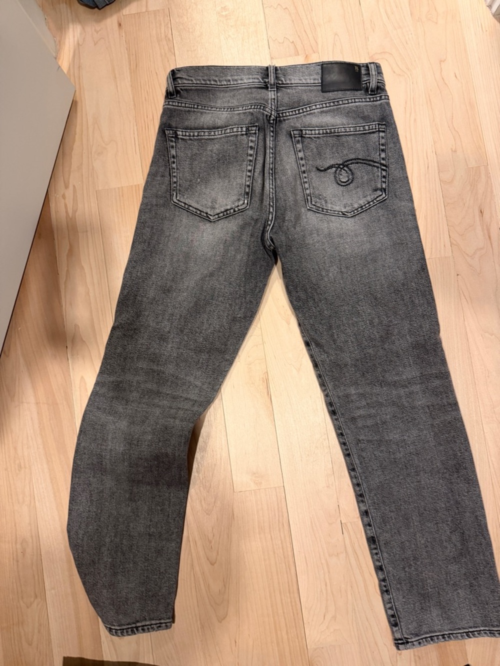 R13 boyfriend Jean vintage Grey Straight-Leg Jeans